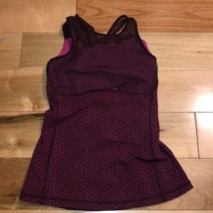 LULULEMON BURGANDY TANK size 4